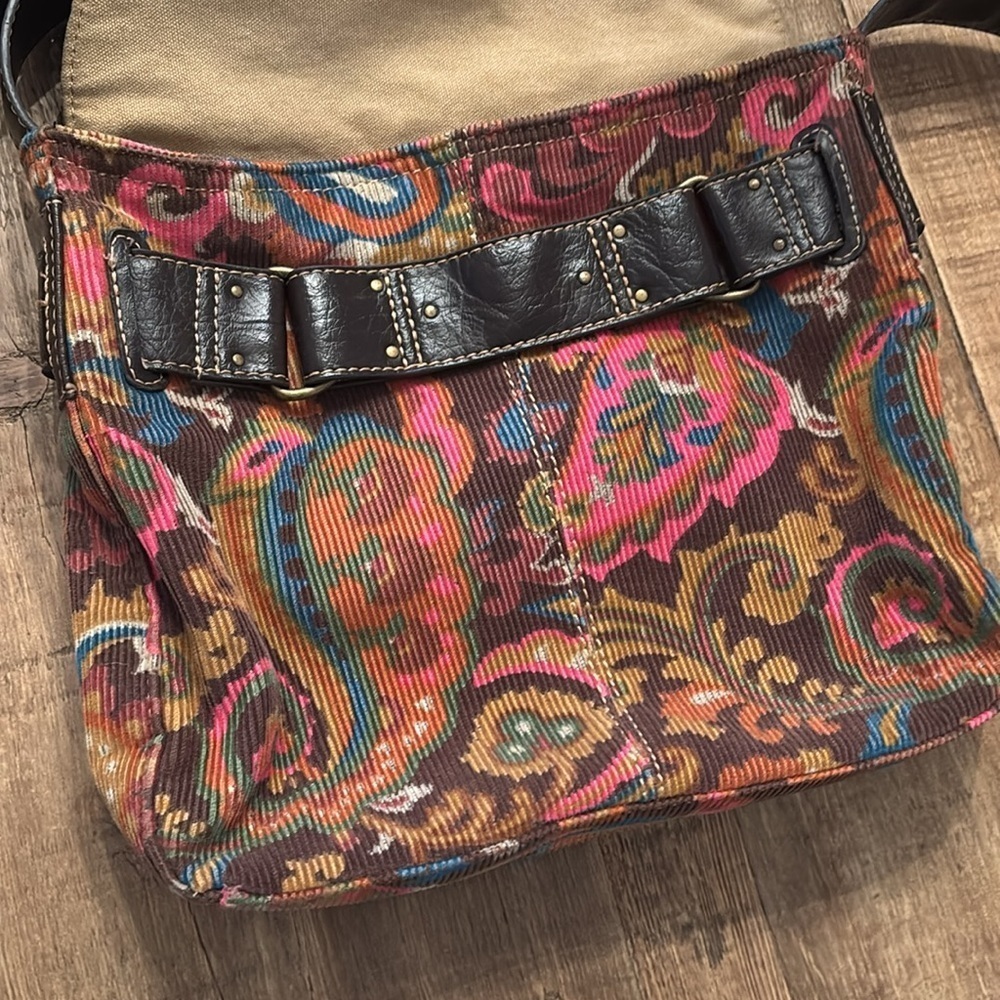Stamp 10 Vintage Crossbody Handbag. 11”x11.5” Boho | Dopamine | Retro | Y2K - Picture 8 of 16